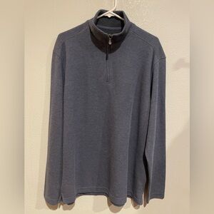 Joseph Abboud Charcoal Zip-Up Sweater